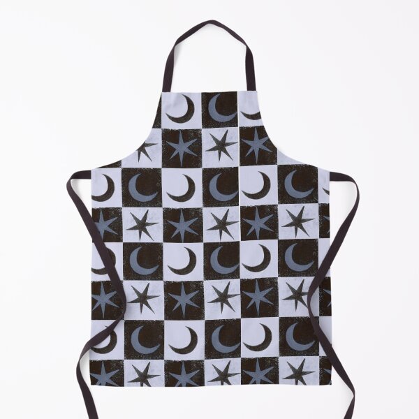 Item preview, whimsigoth witchy tile moon and stars pattern designed and sold by inthewitchelm.