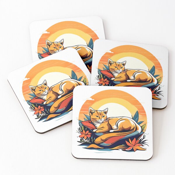 Item preview, Cat Sleeping in the Sun designed and sold by Zofia Sosnecka.