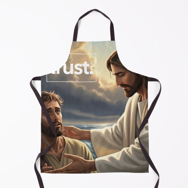 Item preview, Jesus Rescuing Drowning Man - Trust in God designed and sold by EFFATA-ONLINE.