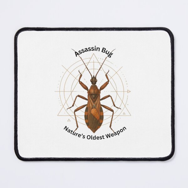 Item preview, Assassin Bug – Nature’s Oldest Weapon | Geometric Predator Insect Art designed and sold by GeoWild Designs.
