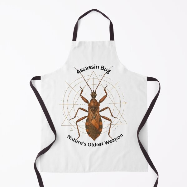 Item preview, Assassin Bug – Nature’s Oldest Weapon | Geometric Predator Insect Art designed and sold by GeoWild Designs.