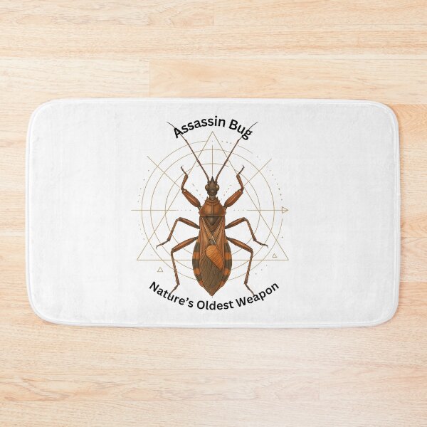 Item preview, Assassin Bug – Nature’s Oldest Weapon | Geometric Predator Insect Art designed and sold by GeoWild Designs.
