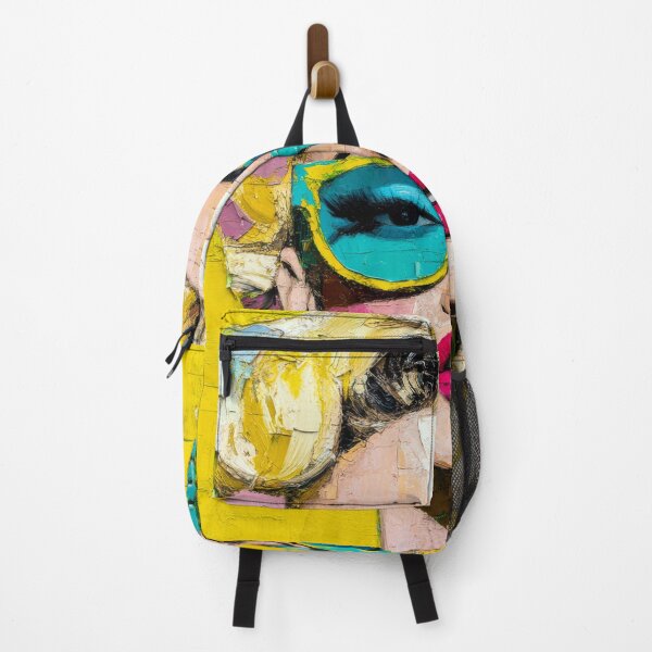 Item preview, Vibrant Retro Portrait with Bold Colors designed and sold by Andy Gambino Art.