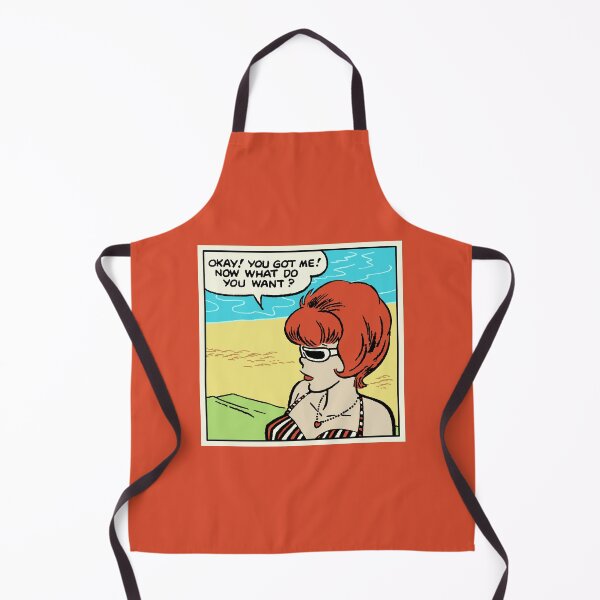 Item preview, Ok, You Got Me! Now What Do You Want? Redhead Pop Art Retro Graphic designed and sold by wmxdesign.