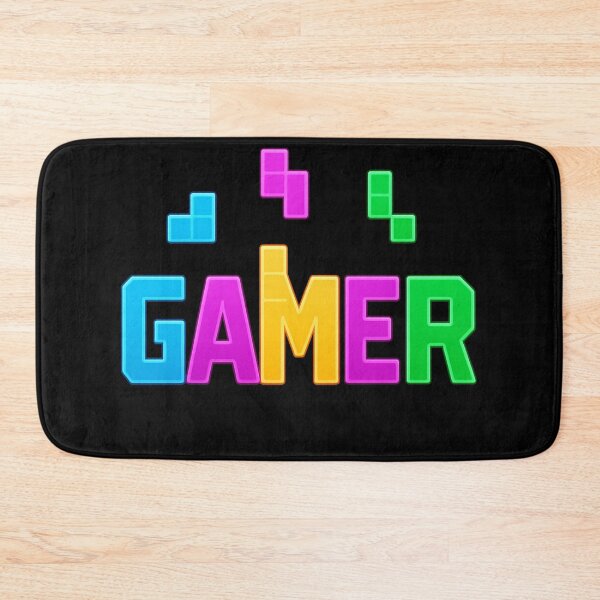 Item preview, GAMER Neon Tetris Retro Arcade Geek designed and sold by Yaco12.