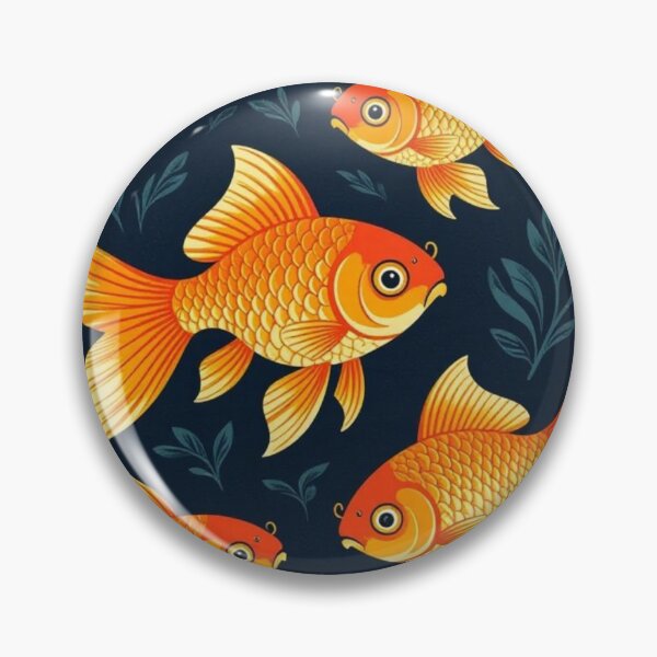 Item preview, Goldfish swimming  designed and sold by Purple_Lines.