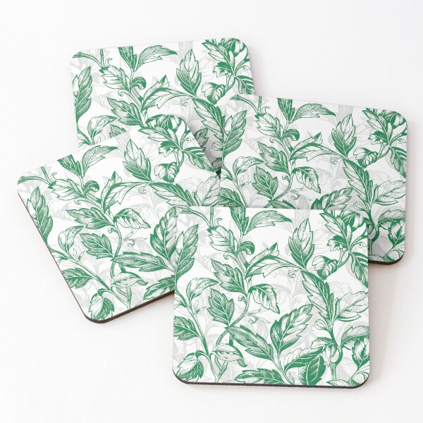 Item preview, Green leaves pattern designed and sold by Dream Artistry.