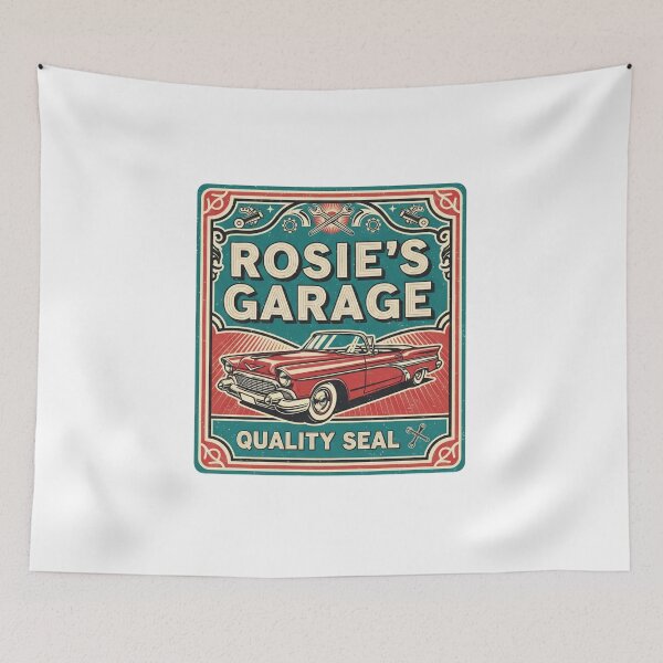 Item preview, Rosie's Garage | Certified Classic designed and sold by RedDelaney.