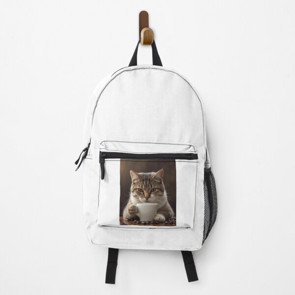 Item preview, Cat and Coffee – Funny Illustration for Coffee and Cat Lovers designed and sold by RAKO13.