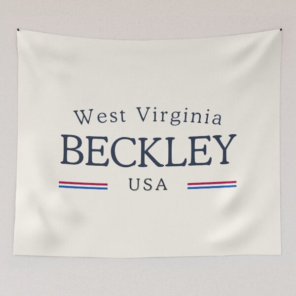 Aperçu de l'œuvre Beckley West Virginia Heritage – Crème classique créée et vendue par buglevel.
