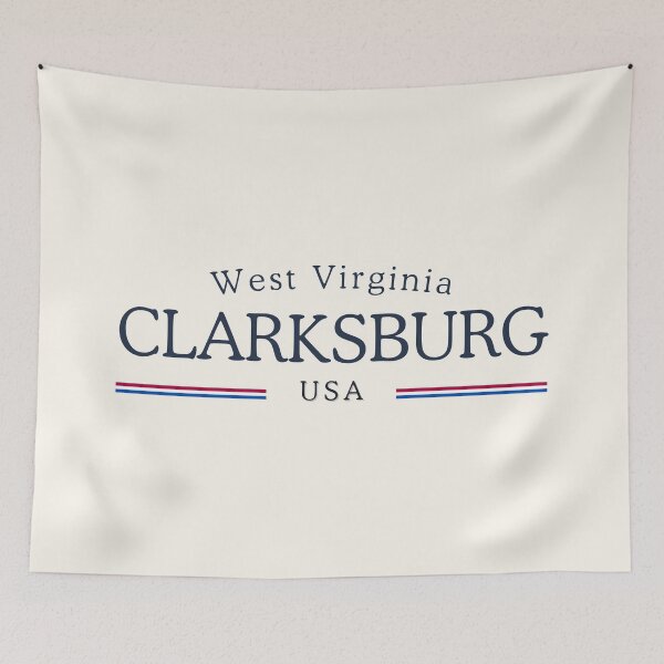 Item preview, Clarksburg West Virginia Heritage – Classic Cream designed and sold by buglevel.