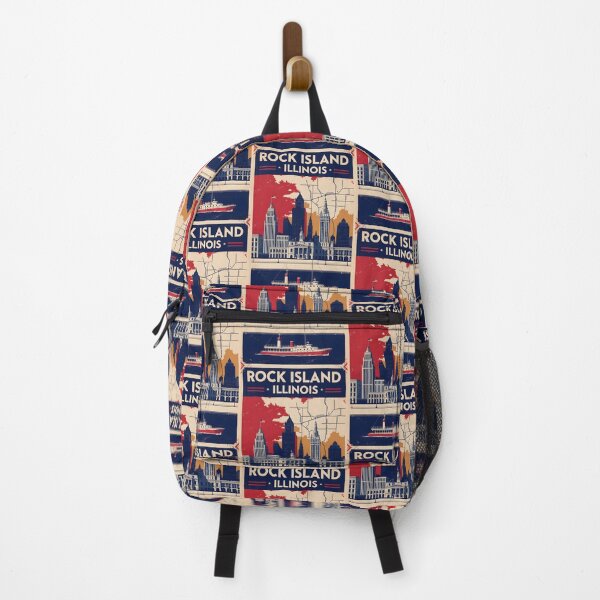 Item preview, Rock Island Illinois 1950s USA Vintage Travel Tourism designed and sold by TravelersGems.