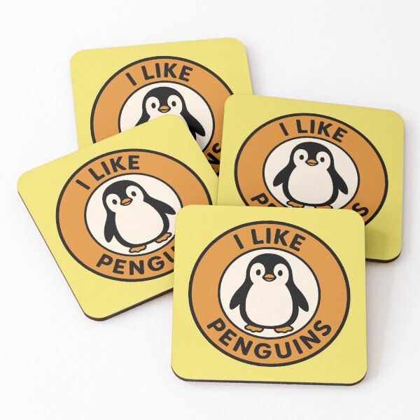 Item preview, I Like Penguins – Retro Penguin Lovers designed and sold by hangmeart.