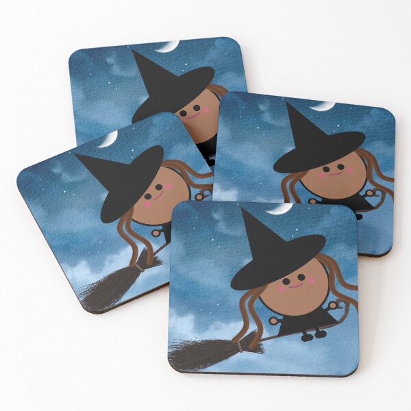 Item preview, Cute witch on a broom - Orla designed and sold by Sassy and Nelly.