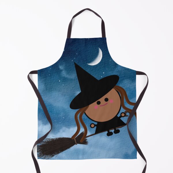 Item preview, Cute witch on a broom - Orla designed and sold by Sassy and Nelly.