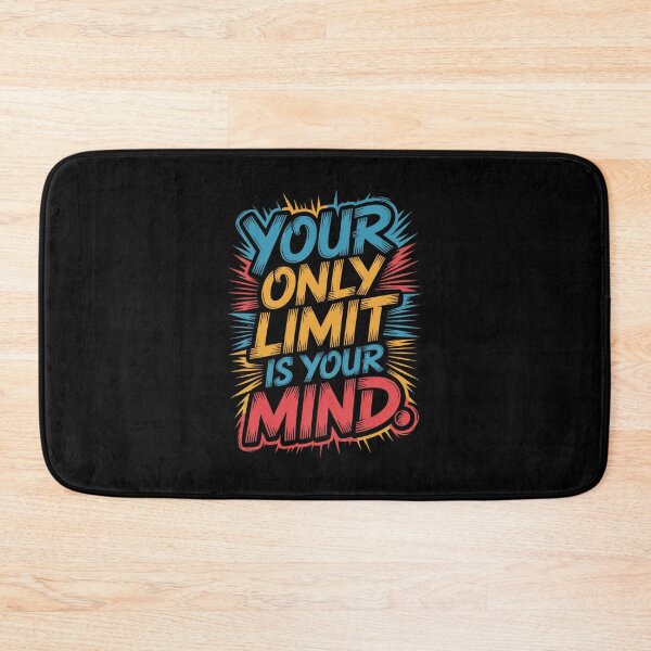 Item preview, Your Limit is Your Mind Typography Art designed and sold by Enea Kelo.