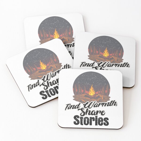 Item preview, Find Warmth, Share Stories designed and sold by fireCATgraphics.