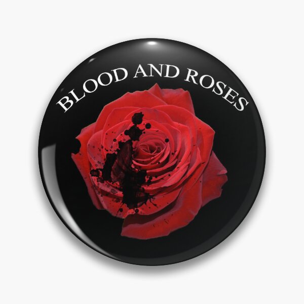 Item preview, Blood and Roses - White Text designed and sold by Leftist Prints.