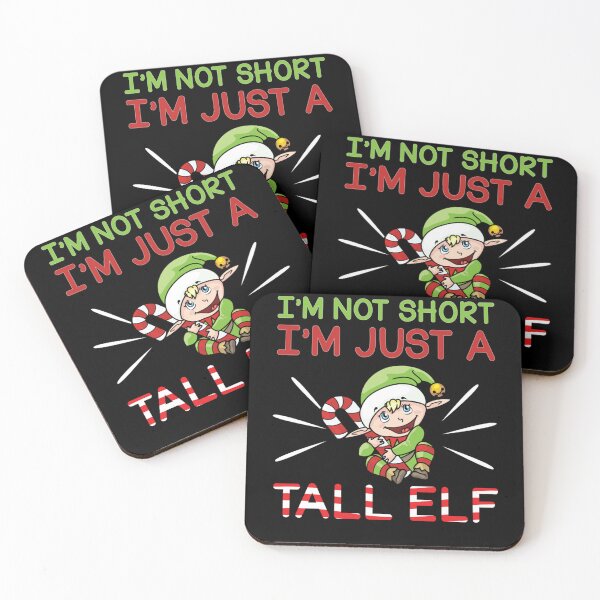 Item preview, Funny I'm Not Short, I'm Just A Tall Elf Cute Christmas Pun designed and sold by thompsonw.