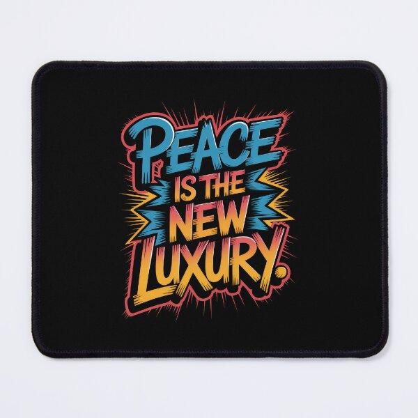 Item preview, Peace is the new Luxury Typography Art designed and sold by Enea Kelo.
