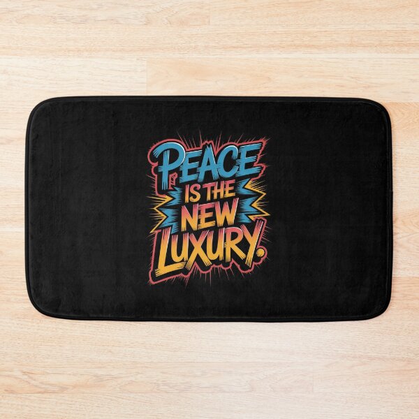 Item preview, Peace is the new Luxury Typography Art designed and sold by Enea Kelo.