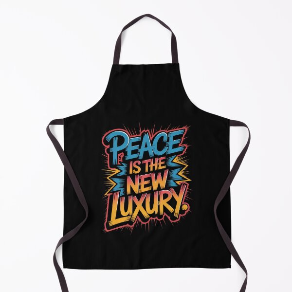 Item preview, Peace is the new Luxury Typography Art designed and sold by Enea Kelo.