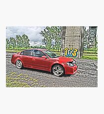 Nissan Altima HDR Photographic Print