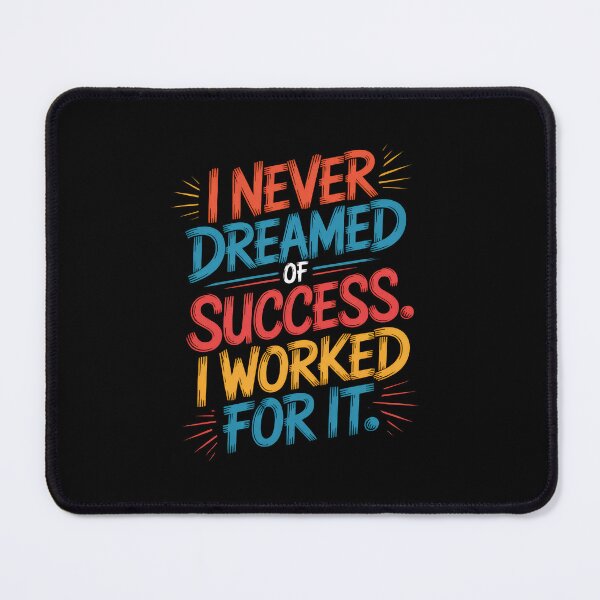 Item preview, I Worked For Success Typography Art designed and sold by Enea Kelo.
