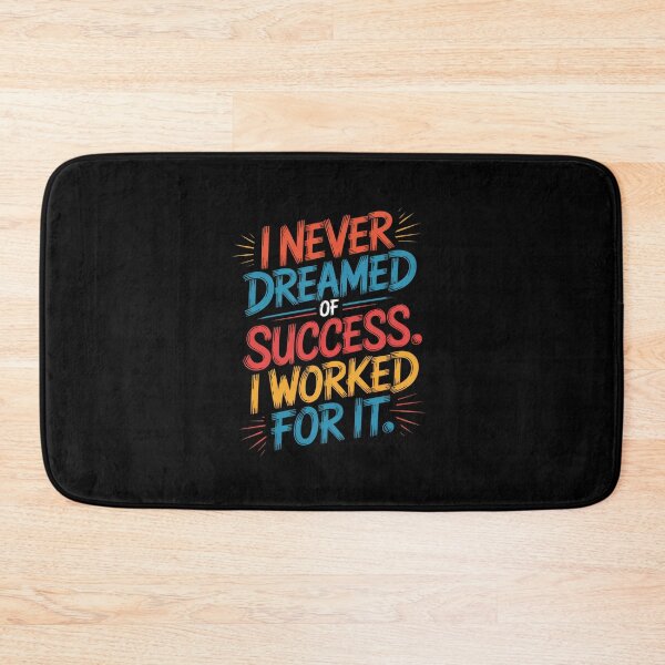 Item preview, I Worked For Success Typography Art designed and sold by Enea Kelo.