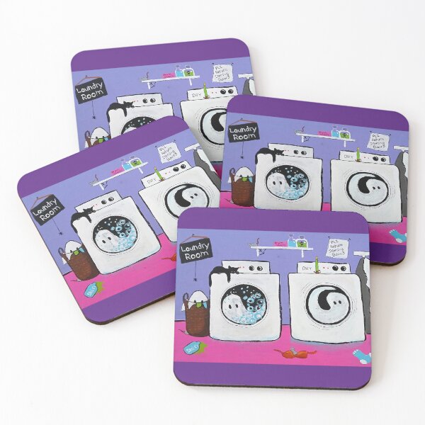 Item preview, Laundry room Spooky Ghosts designed and sold by RLawrenceArt.