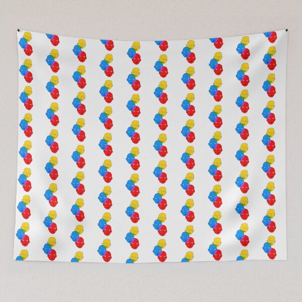 Item preview, colourful faces designed and sold by saacstix.