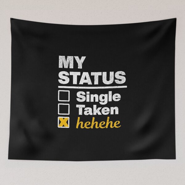 Item preview, My Status: hehehe - Funny Relationship designed and sold by AnAzArt.