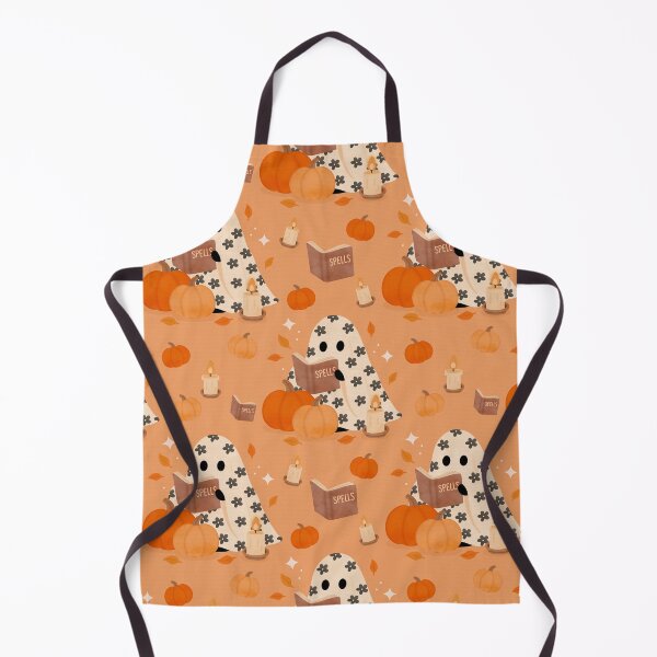 Item preview, Ghost Reading Spellbook Halloween Pattern – Cute Spooky Seamless Design designed and sold by wanderbloomm.