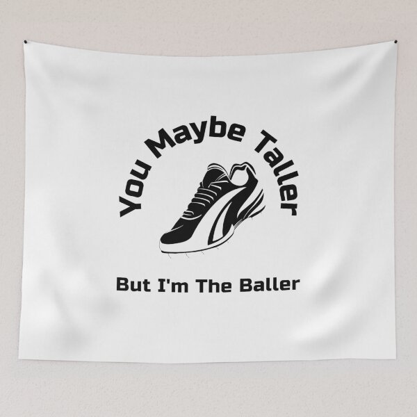 Item preview, You Maybe Taller But I’m the Baller Soccer Women’s Girls Football Boot designed and sold by WhackingTax.