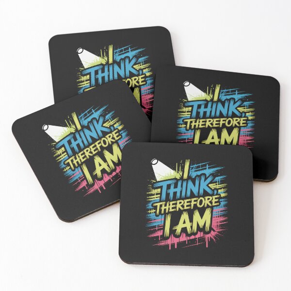Item preview, Descartes Quote Typography Art designed and sold by Enea Kelo.