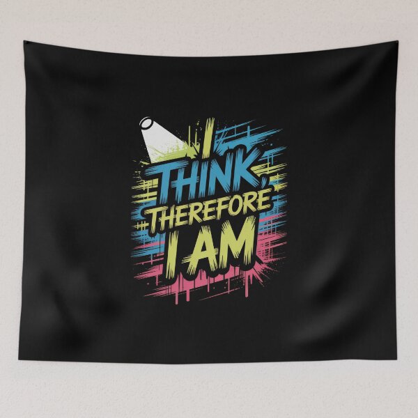 Item preview, Descartes Quote Typography Art designed and sold by Enea Kelo.