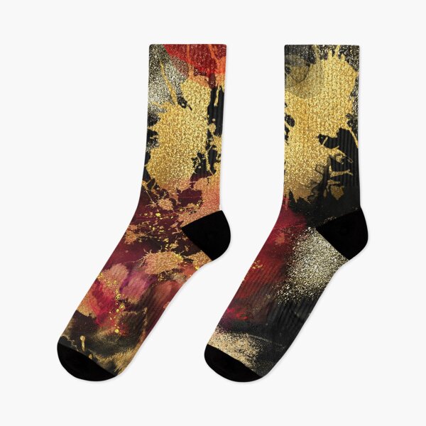Item preview, Golden Passion Abstract | Luxury Red & Gold Art designed and sold by SANNYSTAM.