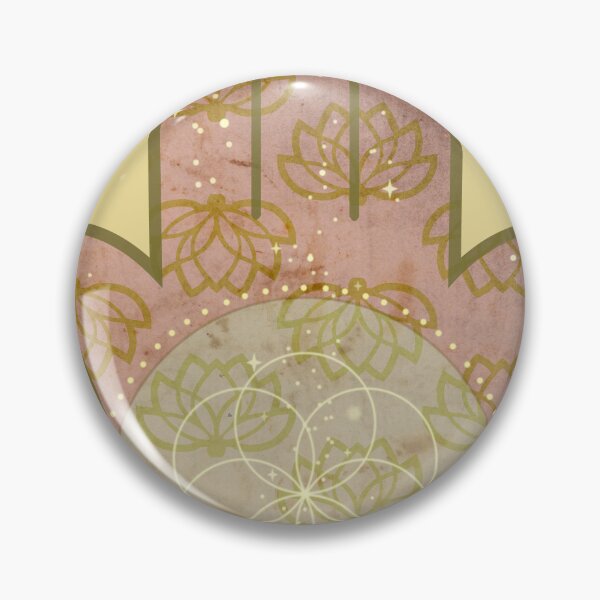 Item preview, Hamsa with Flower of Life & Lotus – Boho Pink & Soft Gold Hamsa with Flower of Life & Lotus – Boho Pink & Soft Gold designed and sold by 	aluzia.design.