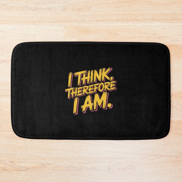 Item preview, Descartes Quote Typography Art designed and sold by Enea Kelo.