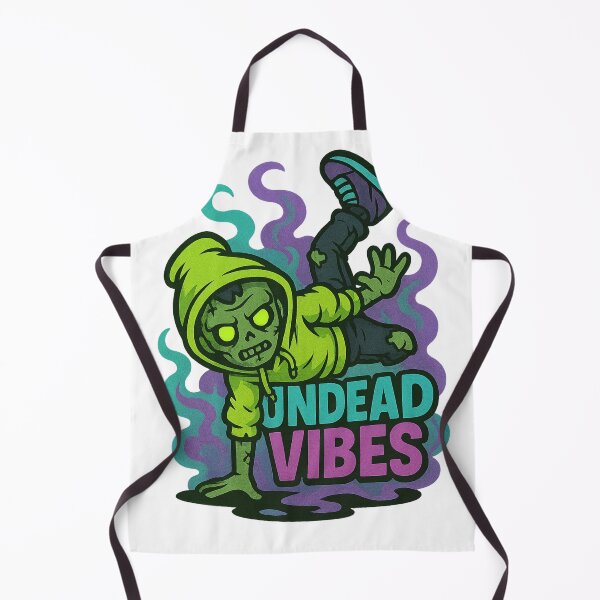 Item preview, Undead Vibes – Neon Style Zombie Breakdancer designed and sold by Ahau Designs.