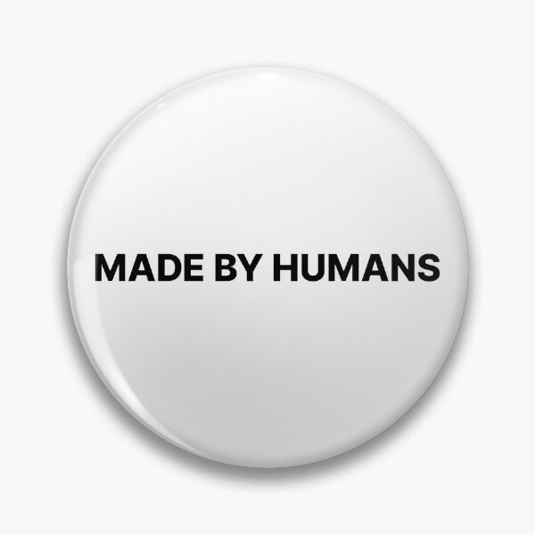 Item preview, MADE BY HUMANS (Black Text) designed and sold by STUDIO-72.