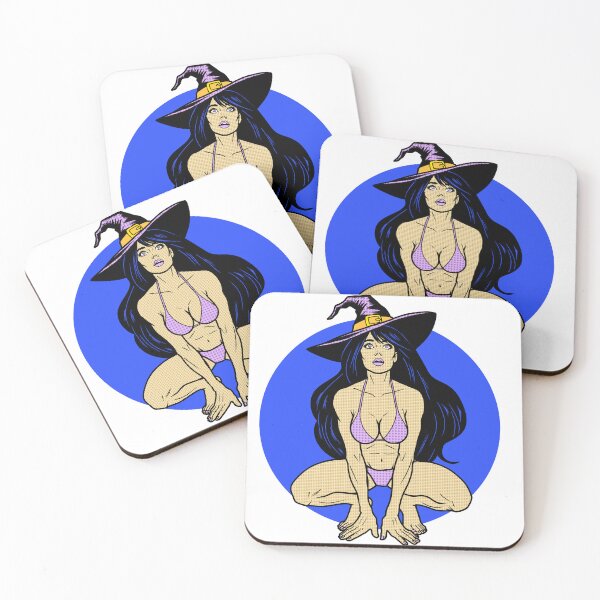 Item preview, Halloween Witch Pinup designed and sold by SolefulStickers.
