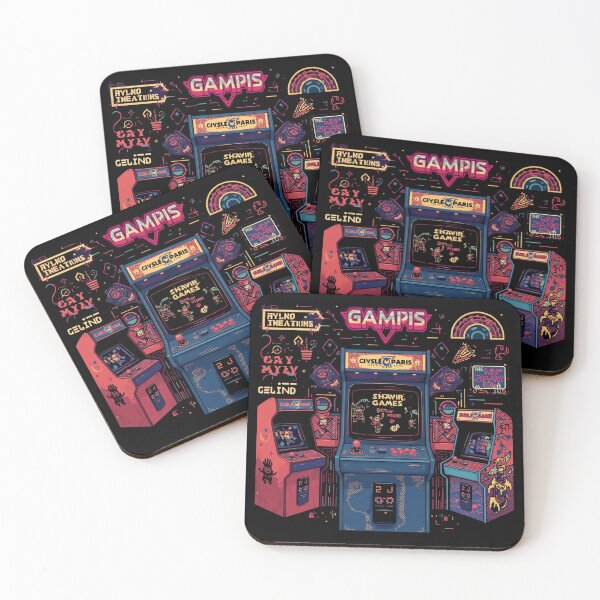Item preview, Retro Gaming Arcade Vintage T-Shirt designed and sold by Tiatooty.