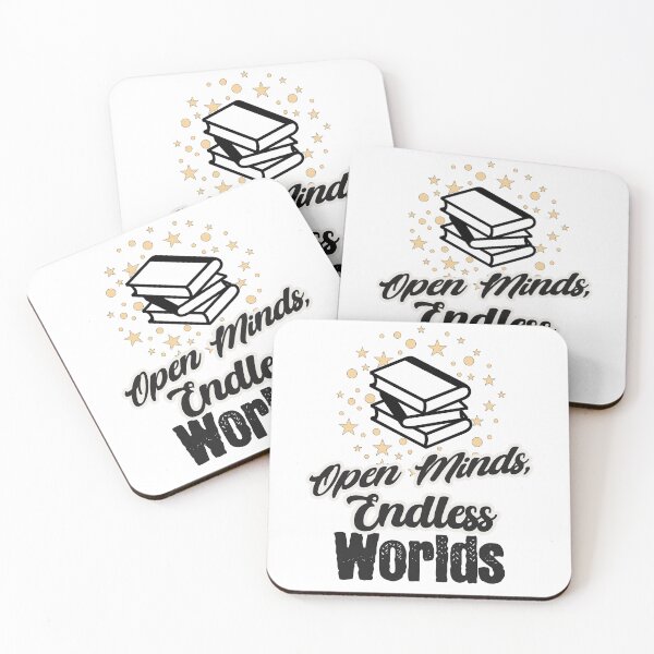 Item preview, Open Minds, Endless Worlds designed and sold by fireCATgraphics.