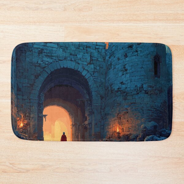 Item preview, Knight Entering a Ruined Fortress Pixel Art designed and sold by Rtymer.