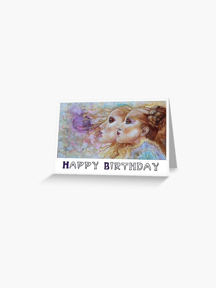 Carte De Vœux Mathilde 2x Joyeux Anniversaire Par Rinekedejong Redbubble