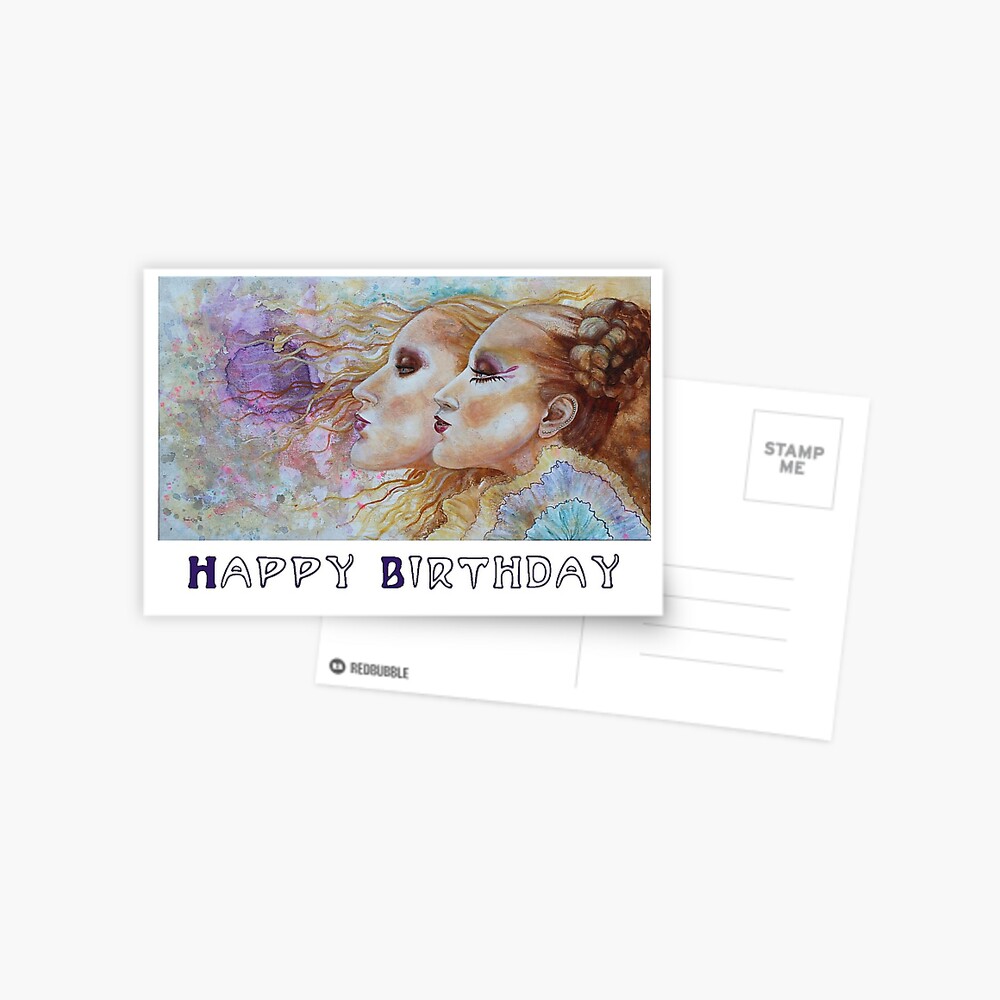 Carte De Vœux Mathilde 2x Joyeux Anniversaire Par Rinekedejong Redbubble