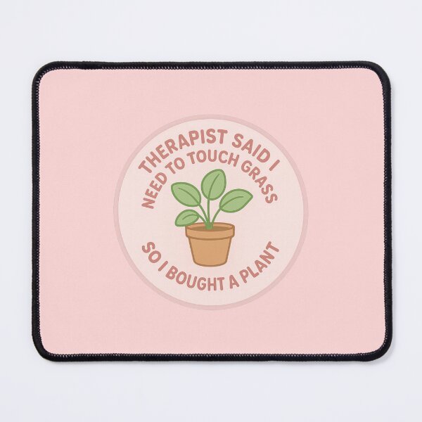 Item preview, Touch Grass Pastel Plant Sticker designed and sold by aurenta.shop.