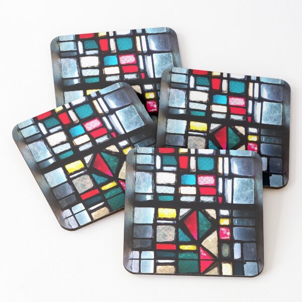 Item preview, Modern stained glass window designed and sold by KNBS.