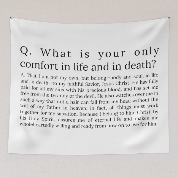 Item preview, Heidelberg Catechism Question 1 designed and sold by Abbiegq.